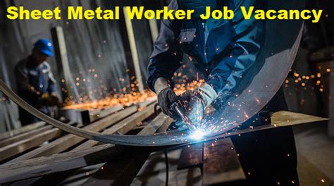 sheet metal worker job vacancy|prevailing wage sheet metal worker.